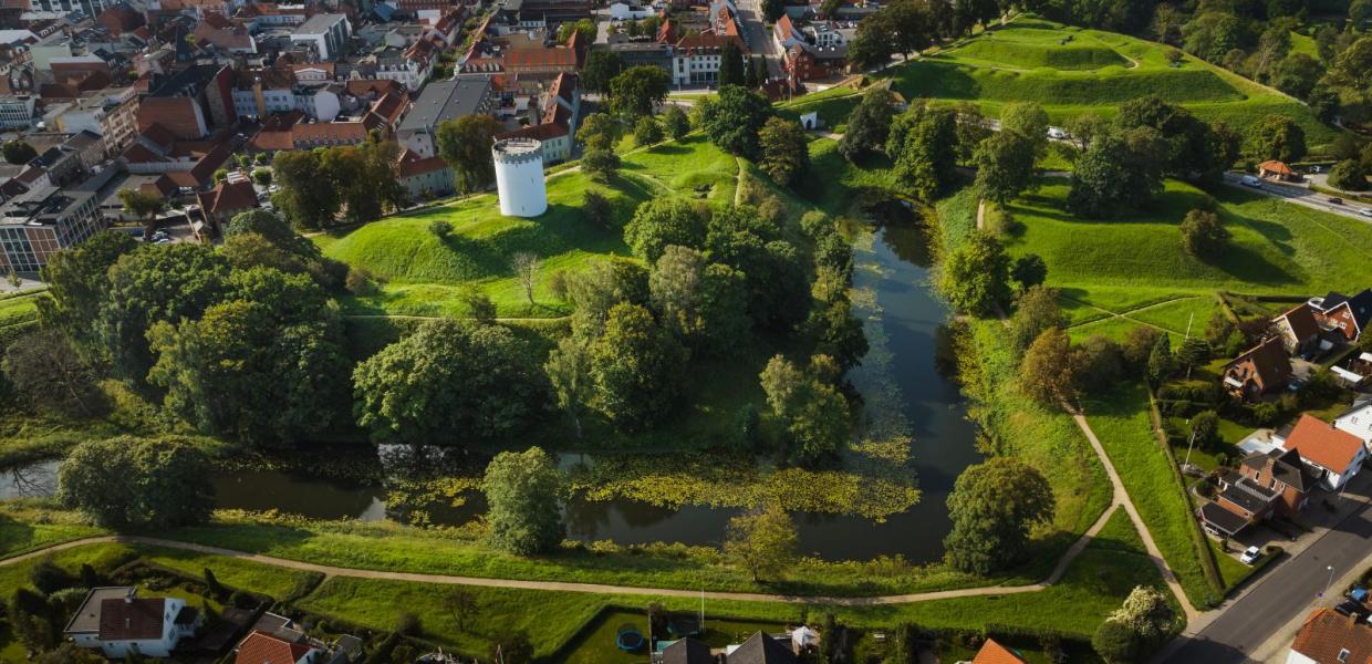 Fredericia Vold set fra oven