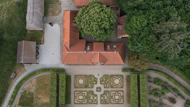 Fredericia bymuseum set med drone
