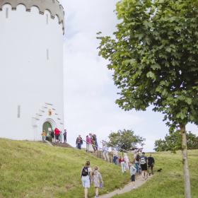 Gruppe på guidet tur