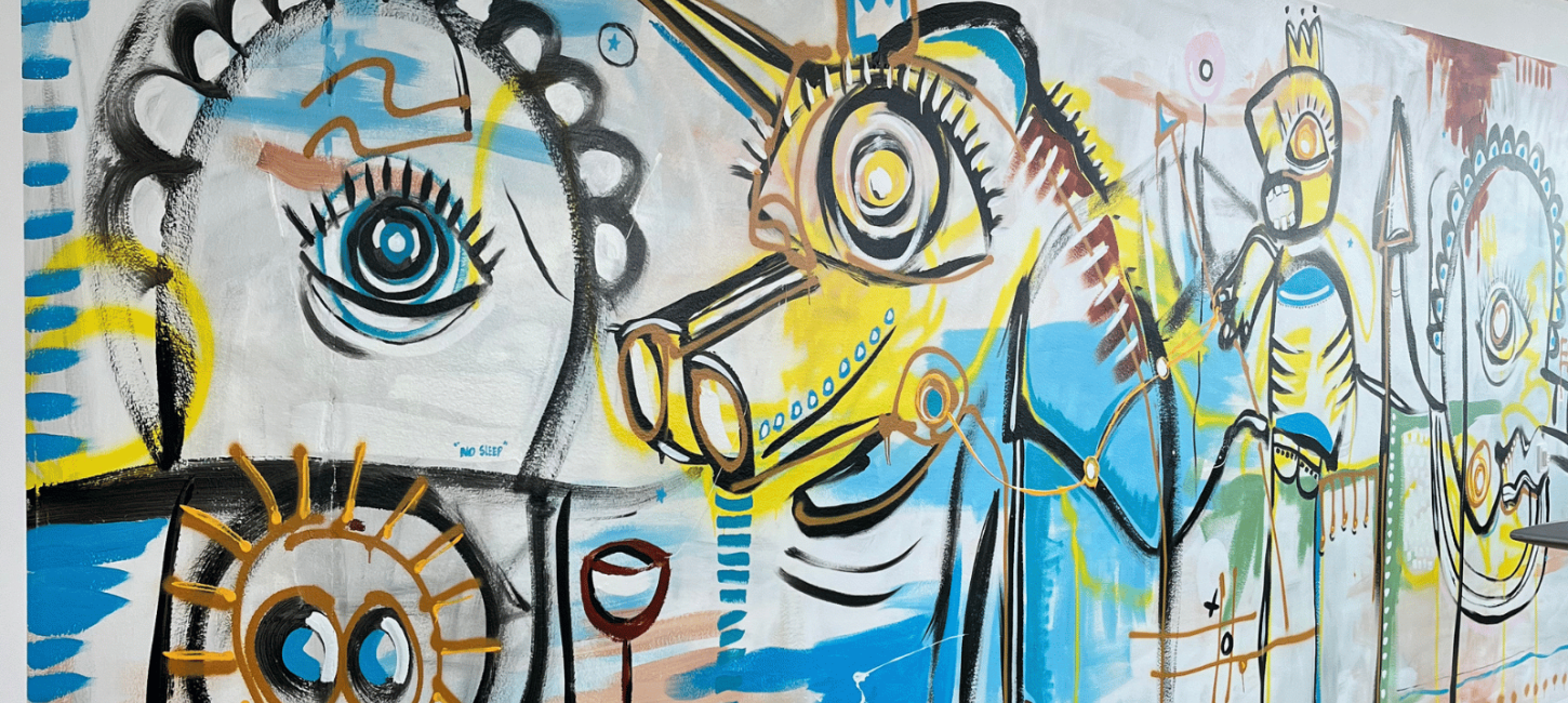 Street art kunst i Fredericia