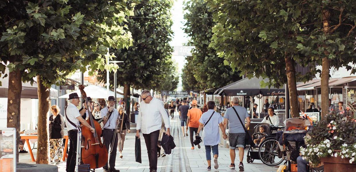 Fredericia butikker i centrum og gågade