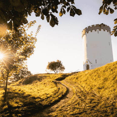 Det hvide Vandtårn på Fredericia Vold