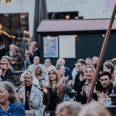 Publikum til Musicalens Folkemøde i Fredericia