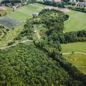 Madsbyparken set fra luften