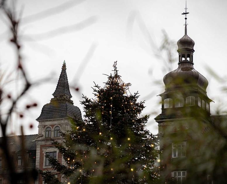 Julelys i Fredericias gader