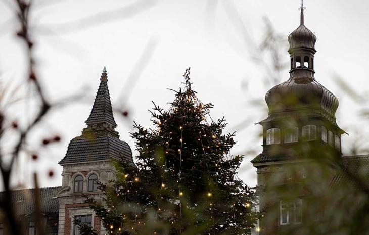 Julelys i Fredericias gader